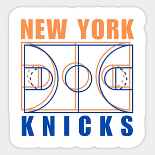 New York Knicks Basetball Court Sticker